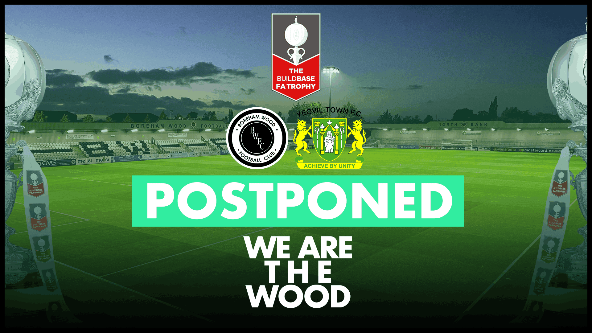 POSTPONED – YEOVIL TOWN (H)