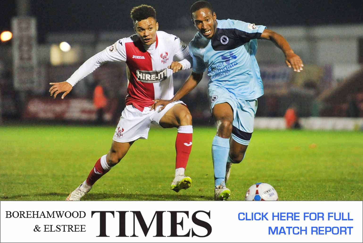 MATCH REPORT: KIDDERMINSTER HARRIERS VS BOREHAM WOOD