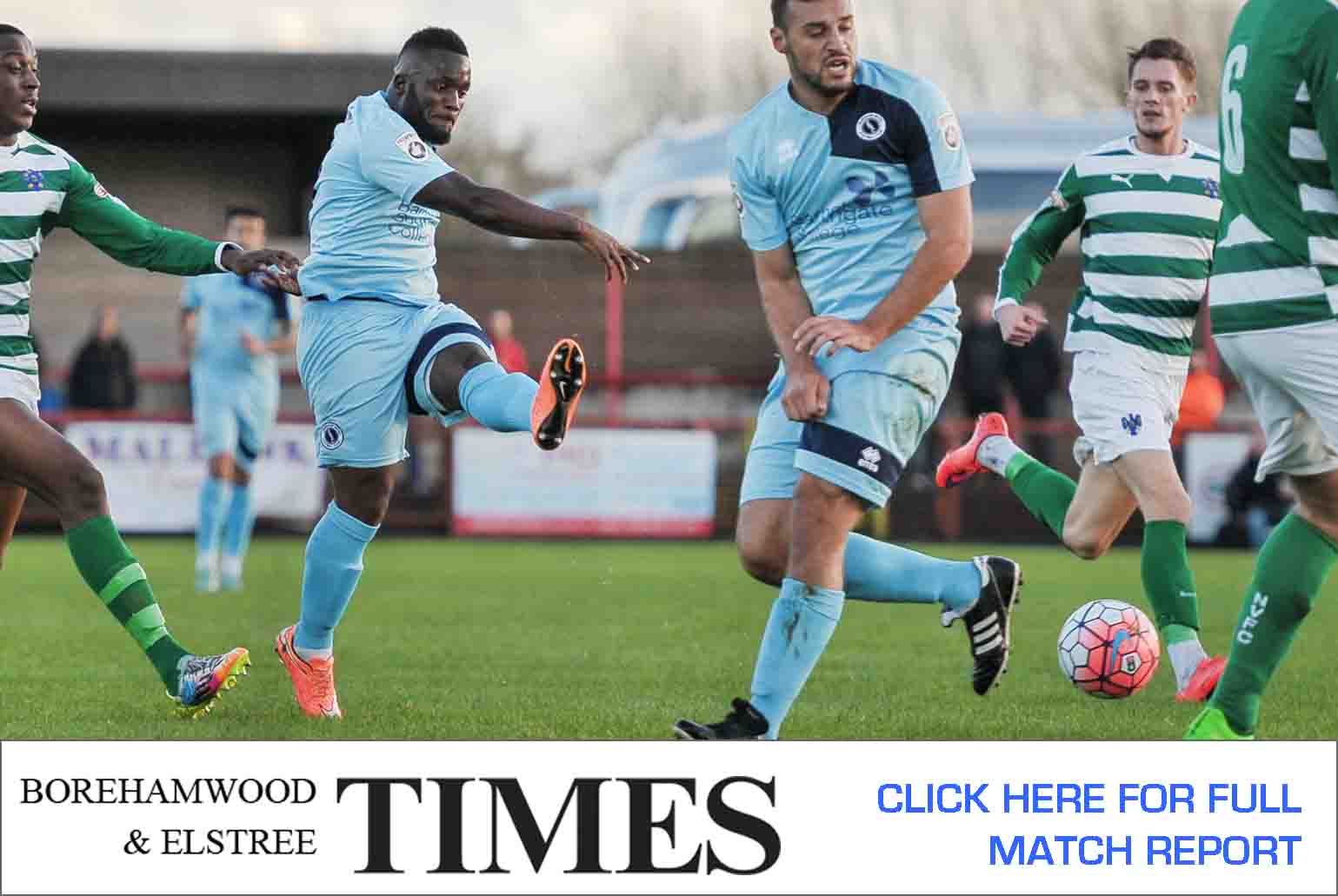 MATCH REPORT: NORTHWICH VICTORIA VS BOREHAM WOOD