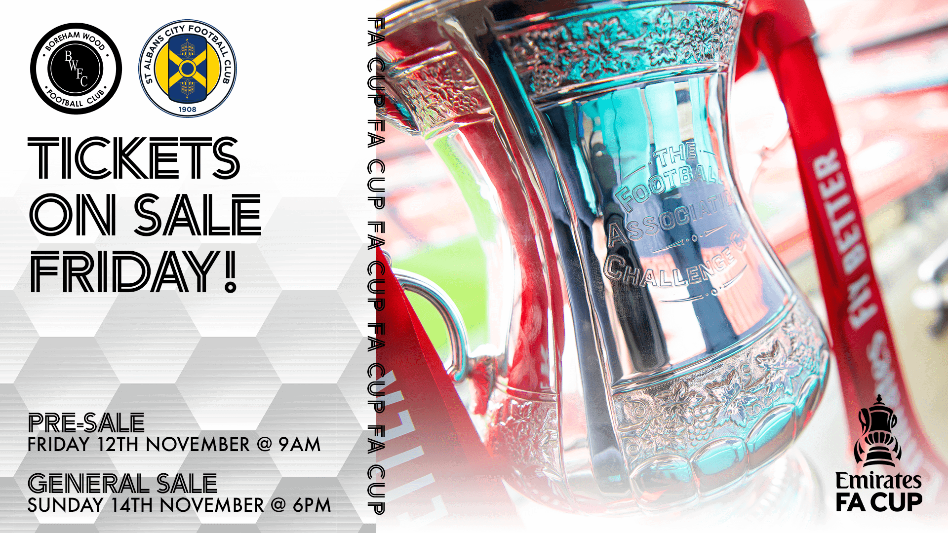 BREAKING NEWS – GET READY… FA CUP TICKETS GO ON SALE FRIDAY!