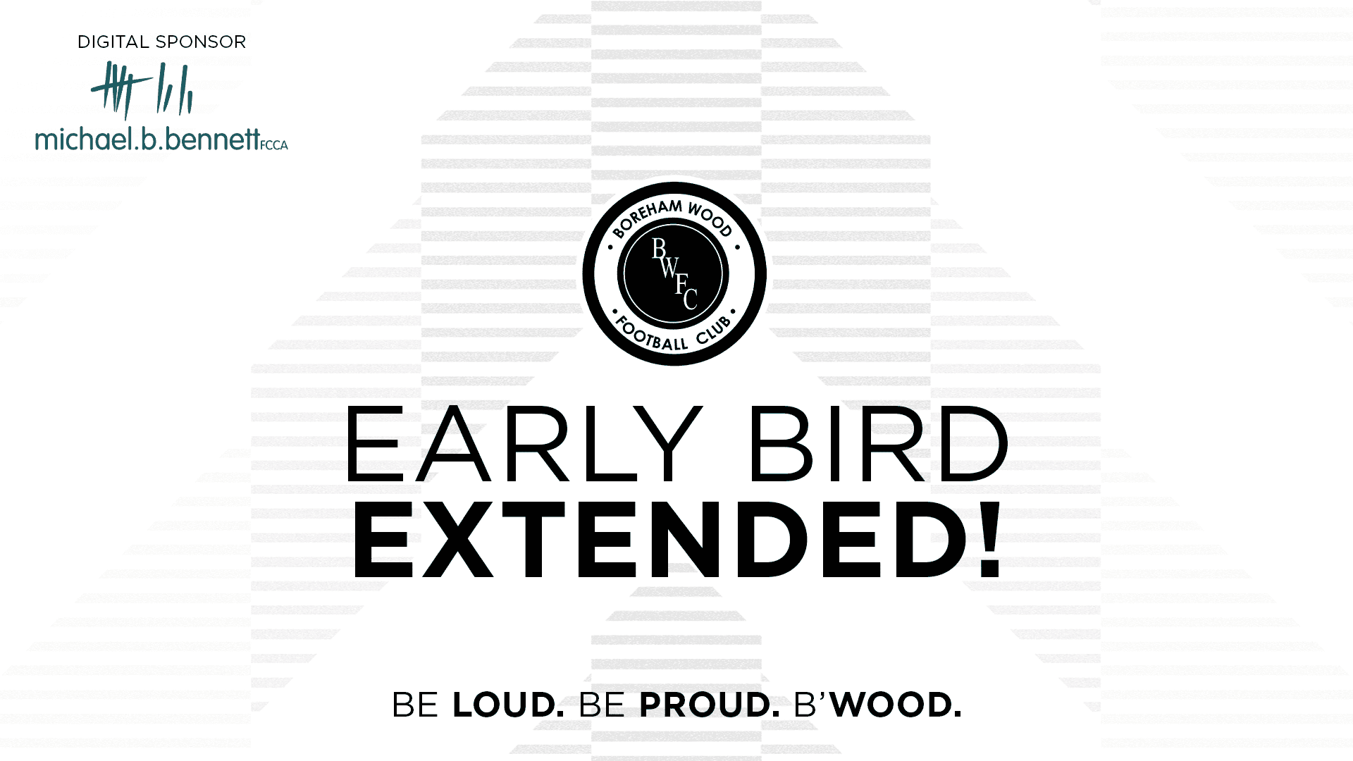 EARLY BIRD SEASON TICKET DEADLINE EXTENDED TO END OF JULY