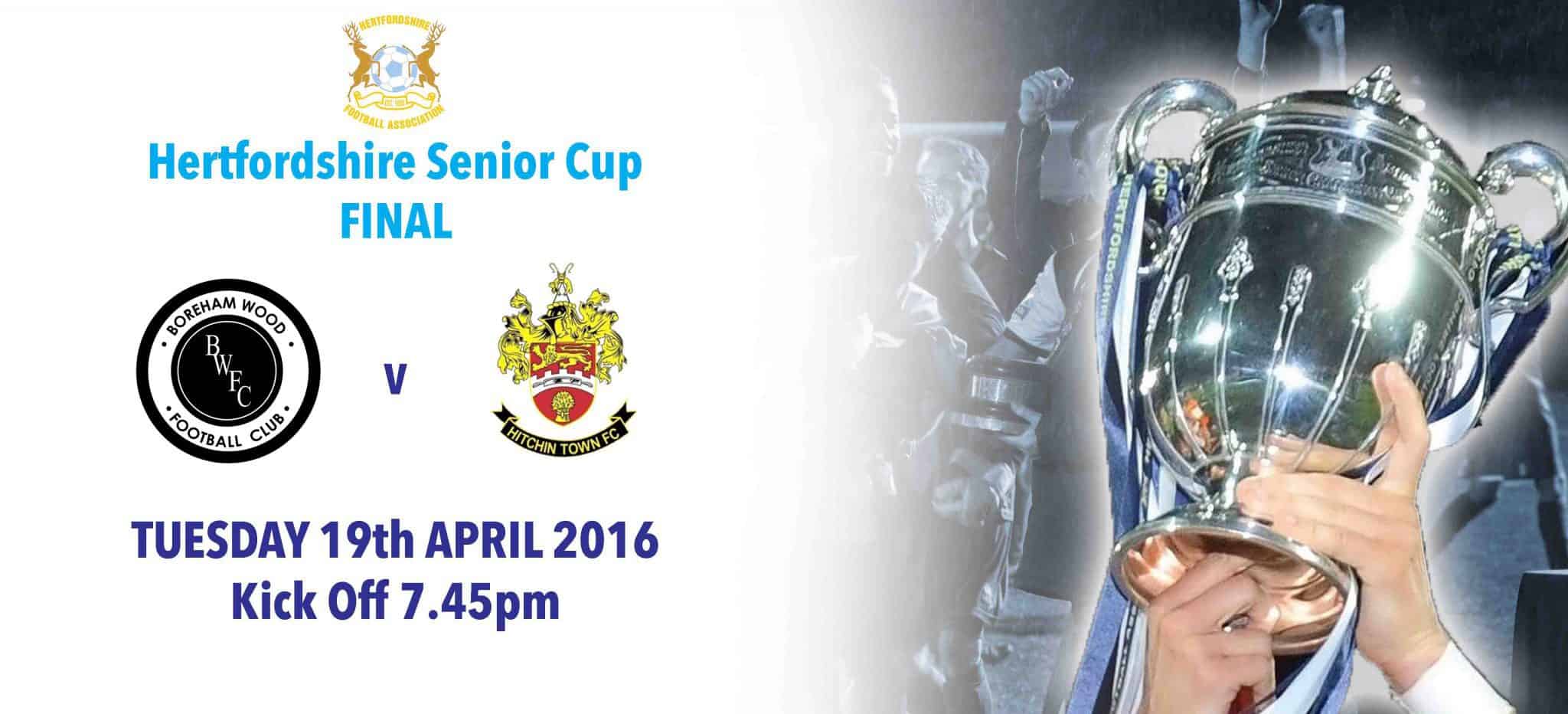 DATE AGREED FOR HERTS SENIOR CUP FINAL
